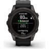 Часы GARMIN FENIX 7S PRO – SAPPHIRE SOLAR EDITION CARBON GRAY DLC TITANIUM WITH BLACK BAND 010-02776-11