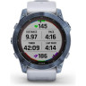 Часы GARMIN FENIX 7X SAPPHIRE SOLAR MINERAL BLUE DLC TITANIUM WITH WHITESTONE BAND 11152