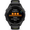 Часы GARMIN FORERUNNER 265S BLACK BEZEL AND CASE WITH BLACK/AMP YELLOW SILICONE BAND 010-02810-13