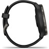 Часы GARMIN VENU 2 SLATE STAINLESS STEEL BEZEL WITH BLACK CASE AND SILICONE BAND 010-02430-11