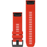 Ремешок для смарт часов GARMIN QUICKFIT BAND 26 MM FLAME RED SILICONE 10156