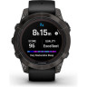 Смарт-часы GARMIN FENIX 7 PRO – SAPPHIRE SOLAR EDITION CARBON GRAY DLC TITANIUM WITH BLACK BAND 010-02777-11
