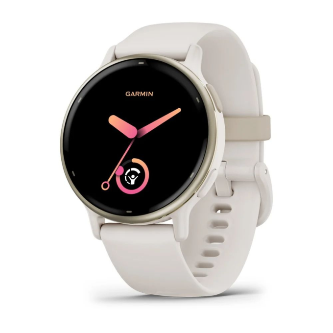 Смарт-часы GARMIN VIVOACTIVE 5 CREAM GOLD ALUMINIUM BEZEL/IVORY 010-02862-5B