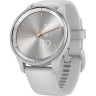 Смарт-часы GARMIN VIVOMOVE TREND с серебристым стальным безелем, серыми корпусом и ремешком 010-02665-03